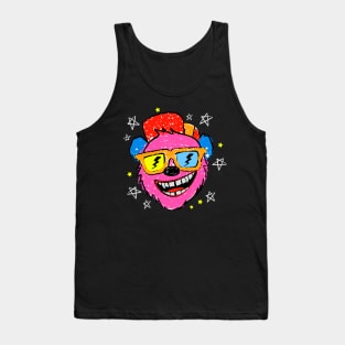 Pink Bear Groove Tank Top